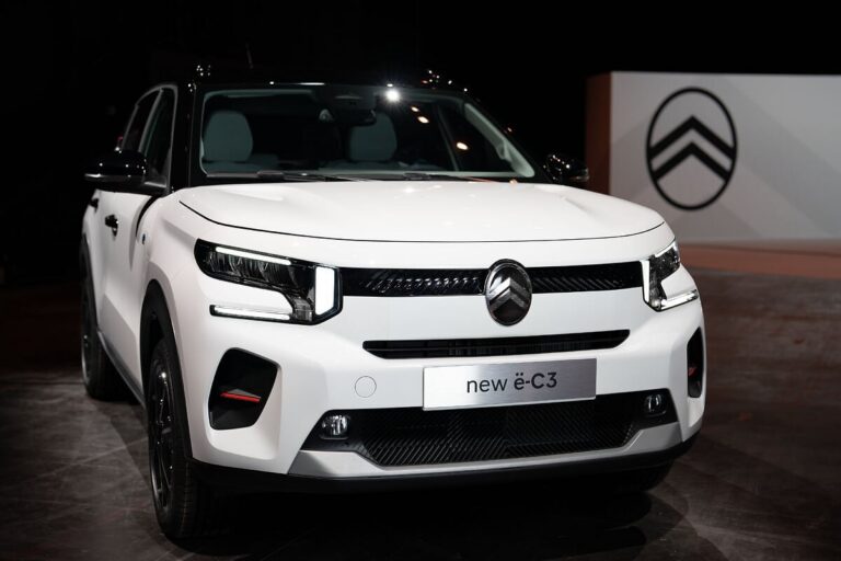 Citroën ë-C3, бял, отпред