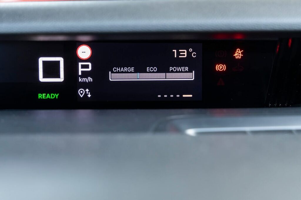 Дигиталният дисплей на Citroën ë-C3 Aircross