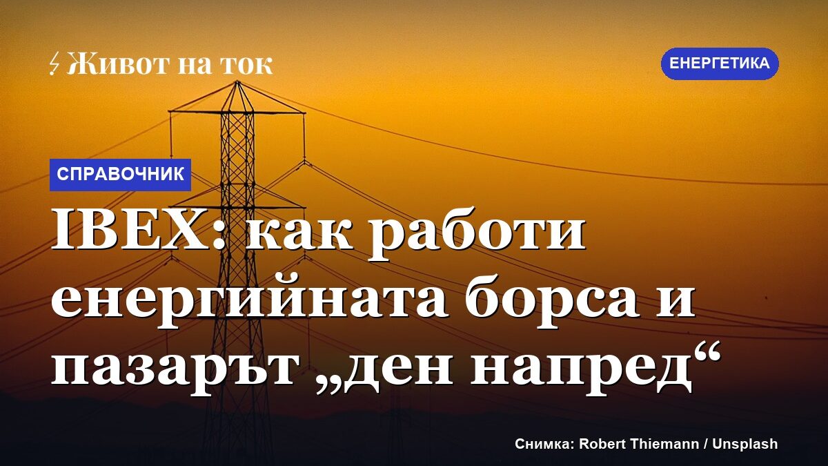 IBEX: как работи енергийната борса и пазарът „ден напред“