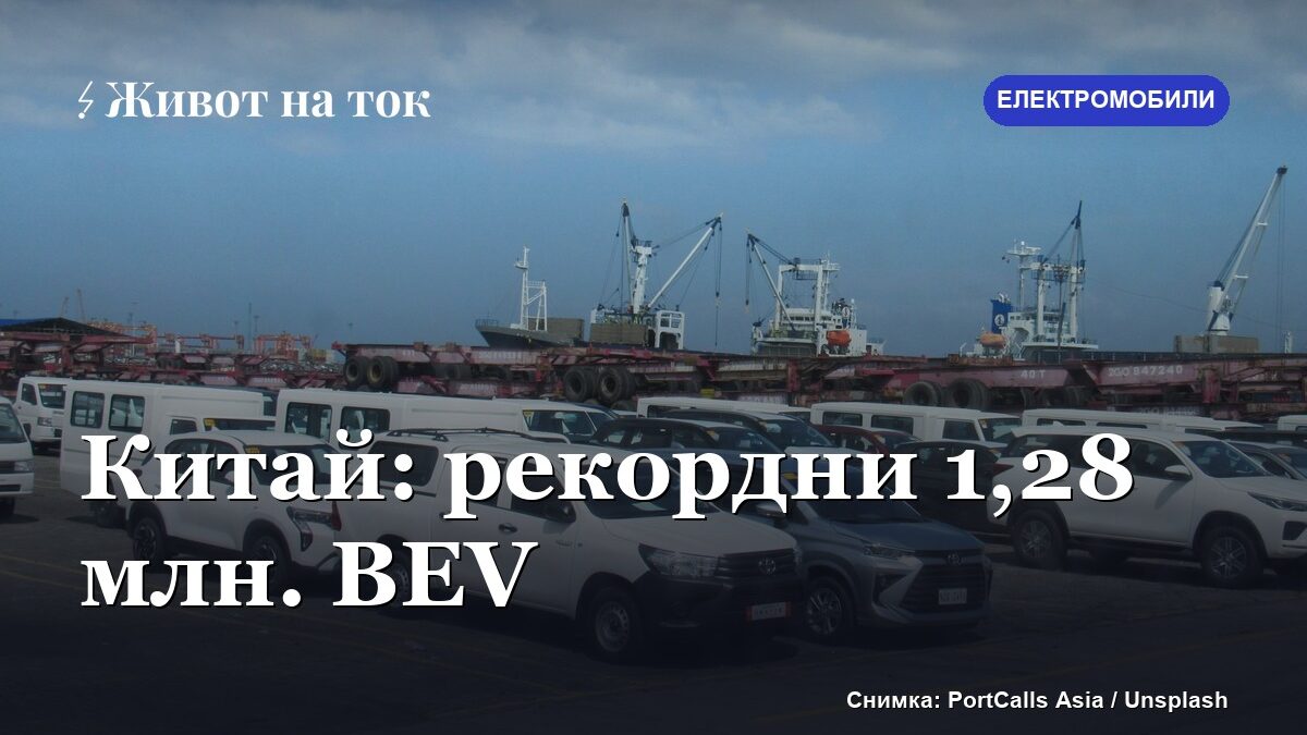 Китай: рекордни 1,28 млн. BEV през септември 2026, износът расте със 160 %