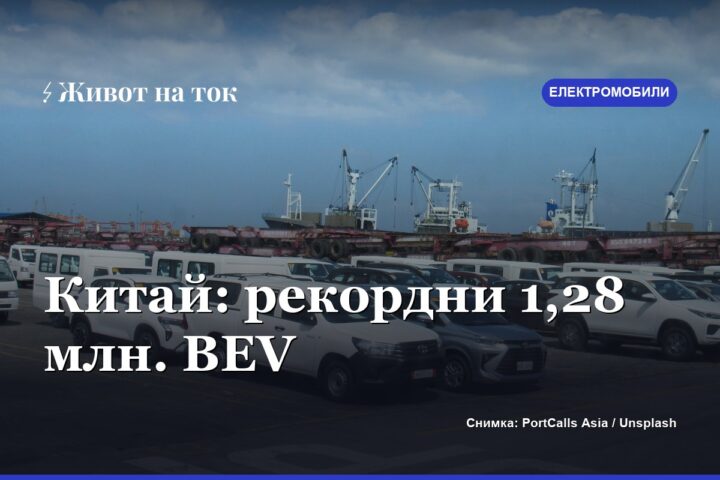 Китай: рекордни 1,28 млн. BEV през септември 2026, износът расте със 160 %