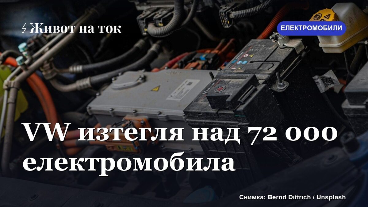 Volkswagen изтегля над 72 000 електромобила заради батериите